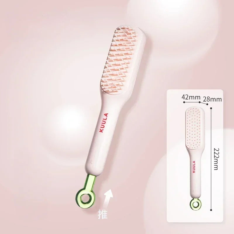 Retractable hair brush