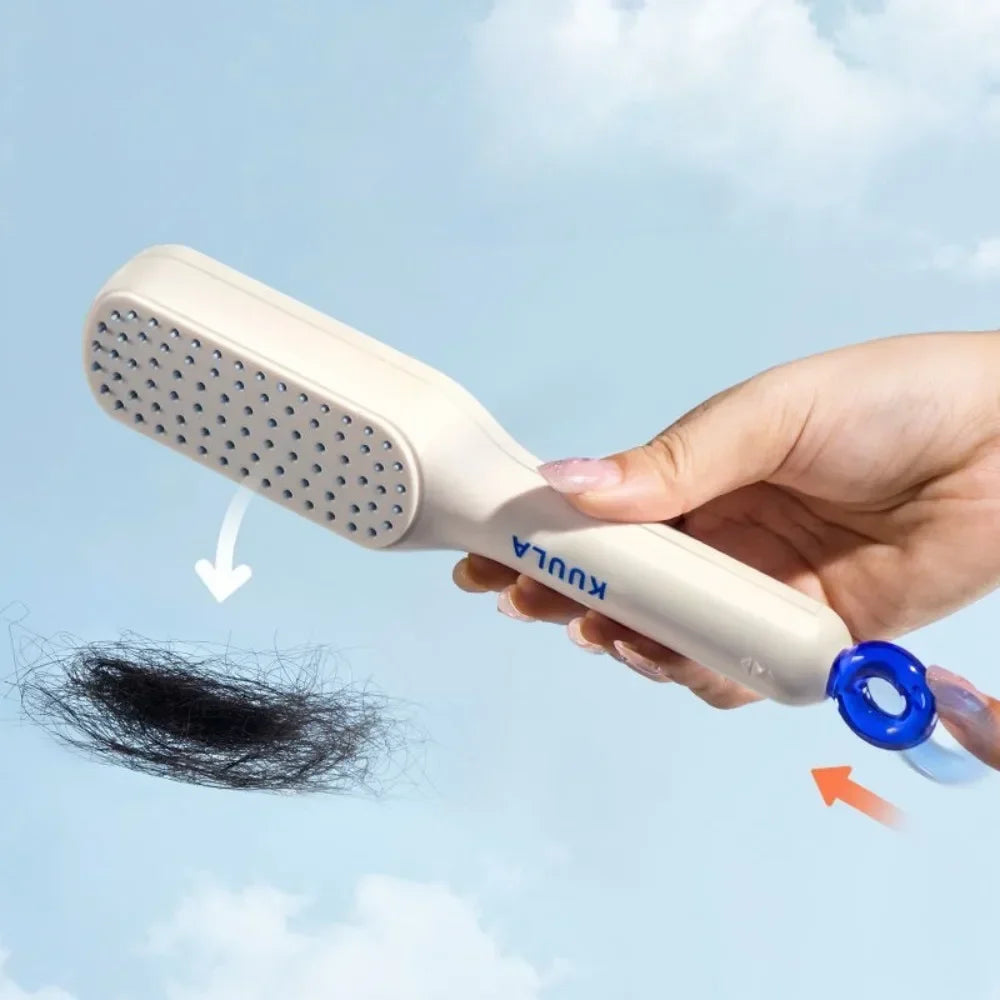 Retractable hair brush