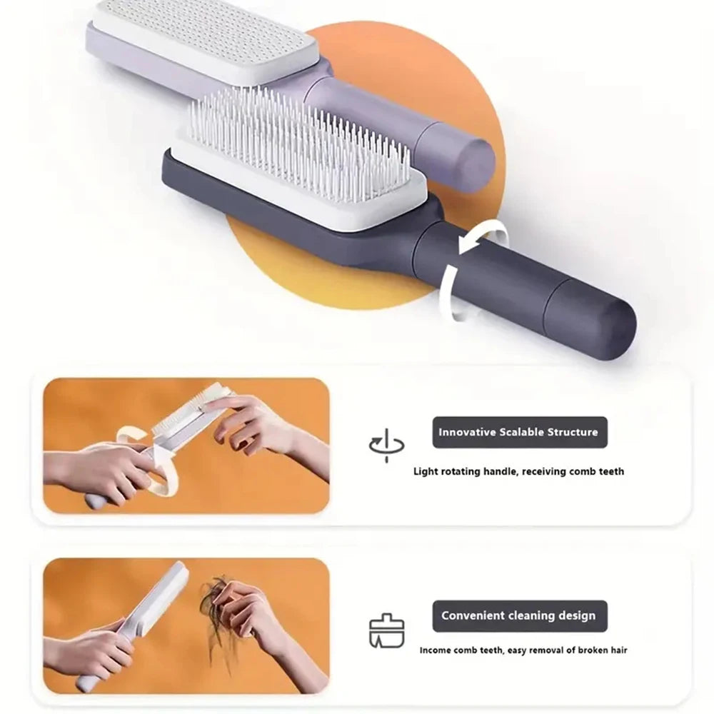 Self Cleaning Hair Brush